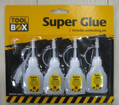 4PK7 grams of English European standard quality SUPER GLUE, instant glue, 502 glue, universal adhesive