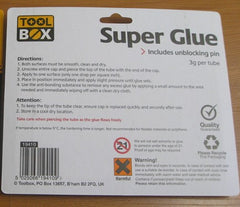 4PK7 grams of English European standard quality SUPER GLUE, instant glue, 502 glue, universal adhesive