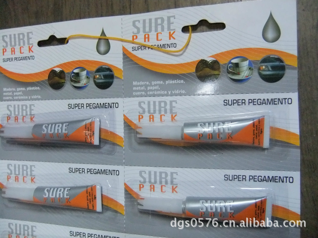 The factory produces 3 grams of new packaging export adhesive, instant glue, SUPER GLUE, 502 adhesive