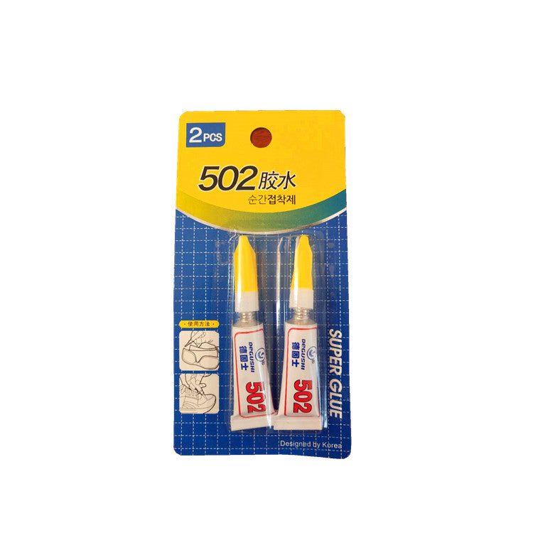 Factory supply 3 grams of 2 packages SUPER GLUE502 adhesive instant glue all-purpose adhesive