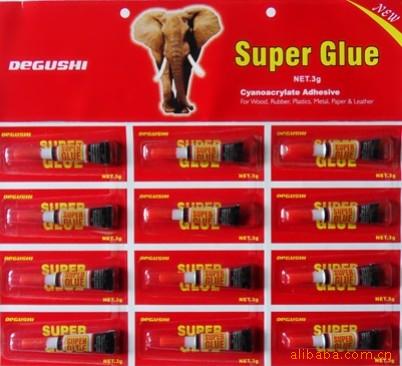 Super glue, instant glue, super glue 3g red packaging